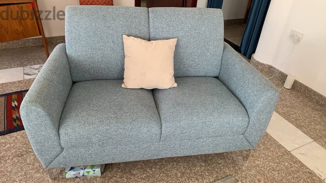 Petrol Blue Couch Set 3+2+1 Seater 1