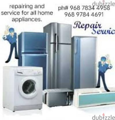 best work Automatic washing machines and Refrigerator'ss