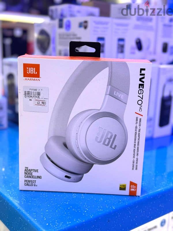 Jbl live 670anc Bluetooth headphone 65h 0