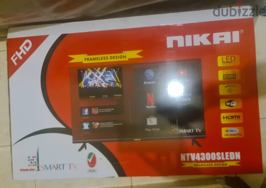 Nikai 42 inch smart Android TV for sale 0