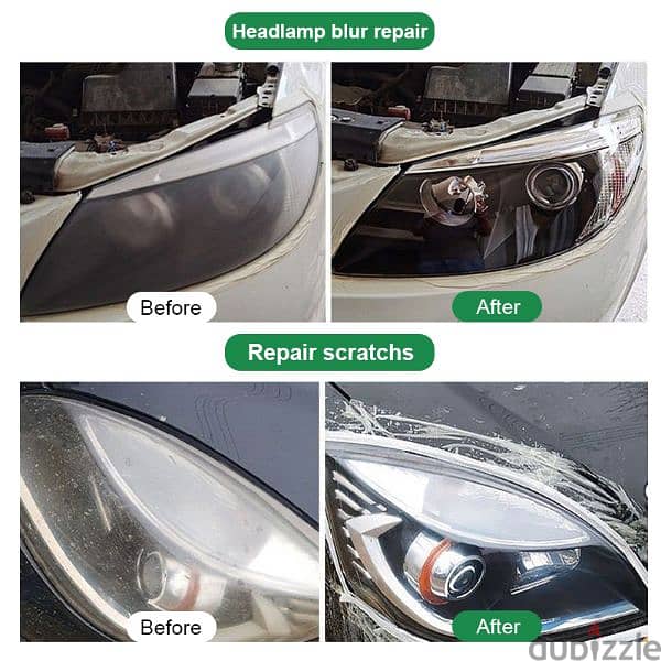 Car Headlight Restoration Polishing Kits Headlamp Scratch Remover 4