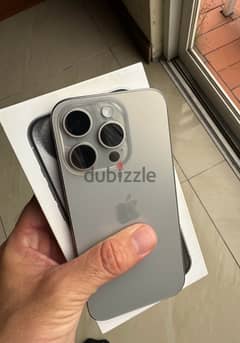 IPHONE 15pro 256gb natural titanium 0