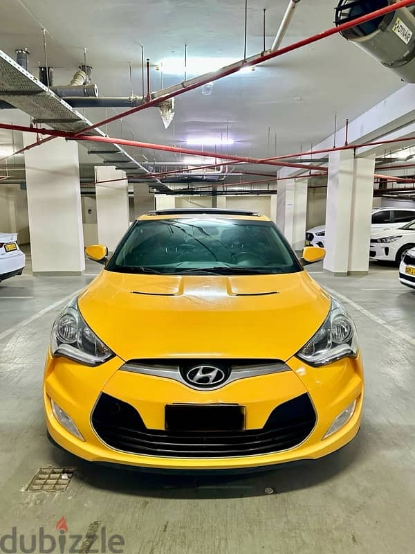 Hyundai Veloster panoramic 2015 gcc oman car 0