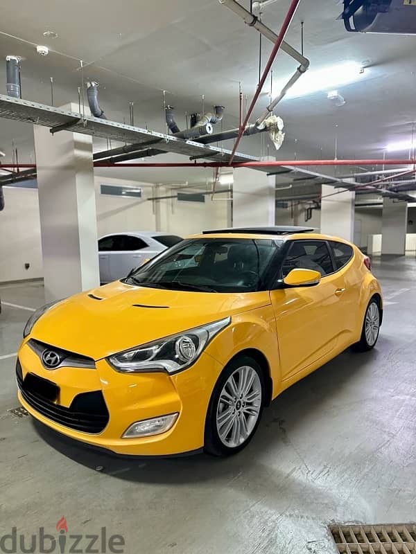 Hyundai Veloster panoramic 2015 gcc oman car 2