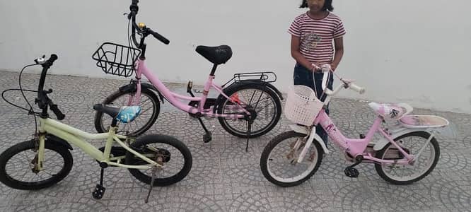 3 bicycles for sale