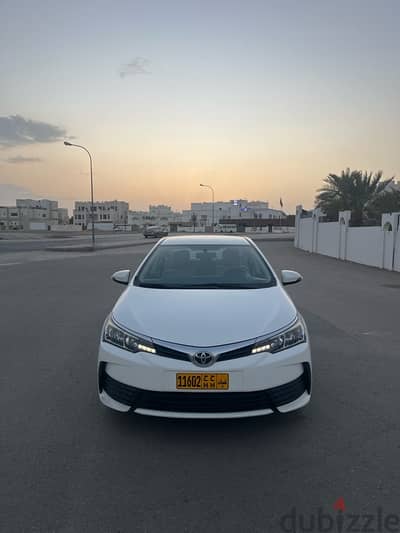 تويوتا كورولا 2019 مكينة 1.6 خلجيي بحالة ممتازة Toyota Corolla GCC