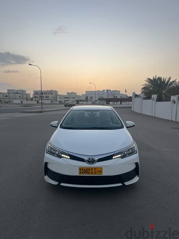 تويوتا كورولا 2019 مكينة 1.6 خلجيي بحالة ممتازة Toyota Corolla GCC 0