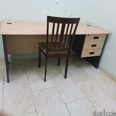 Table with chair for immediate sale