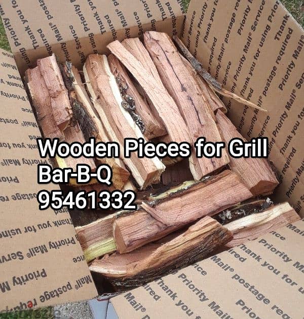 Wooden peices Available for Bar B Q grill 0