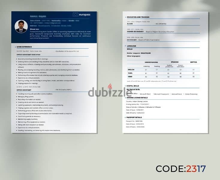 Professional CV for reasonable price 12