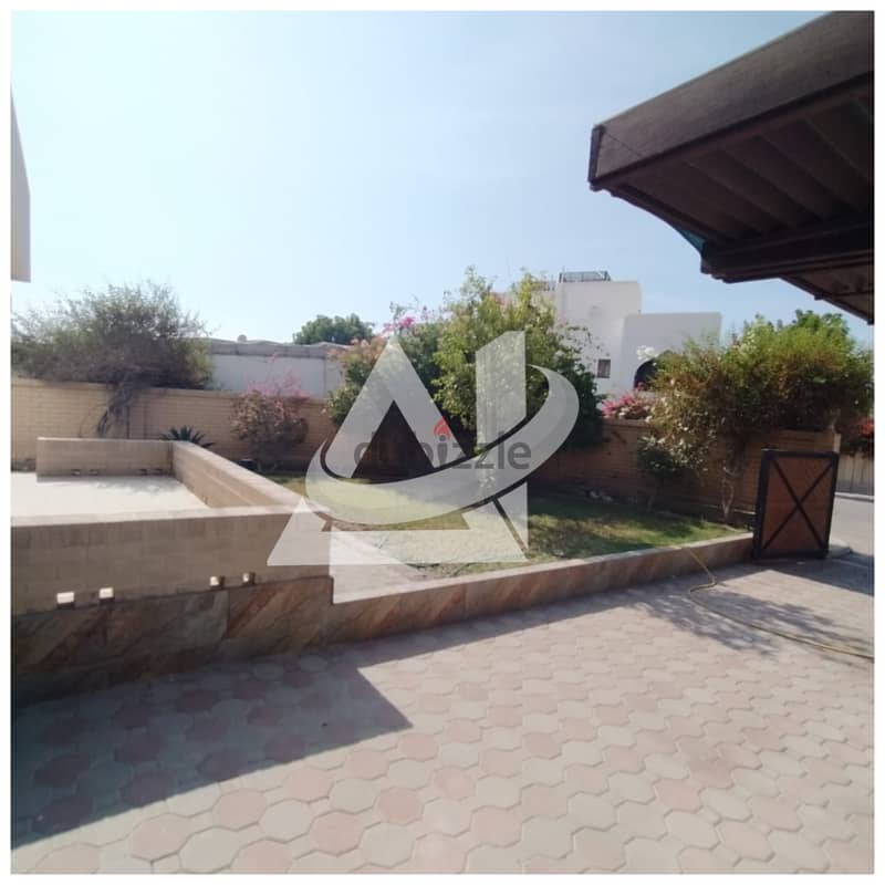 ADV924**  3bhk + Maid's villa for rent in community gated in Qurum 5