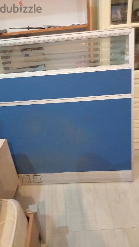 office aluminum.  glass. cabinet sale 6