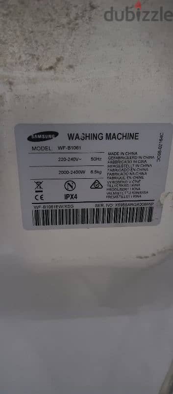 Samsung washing machine used 1