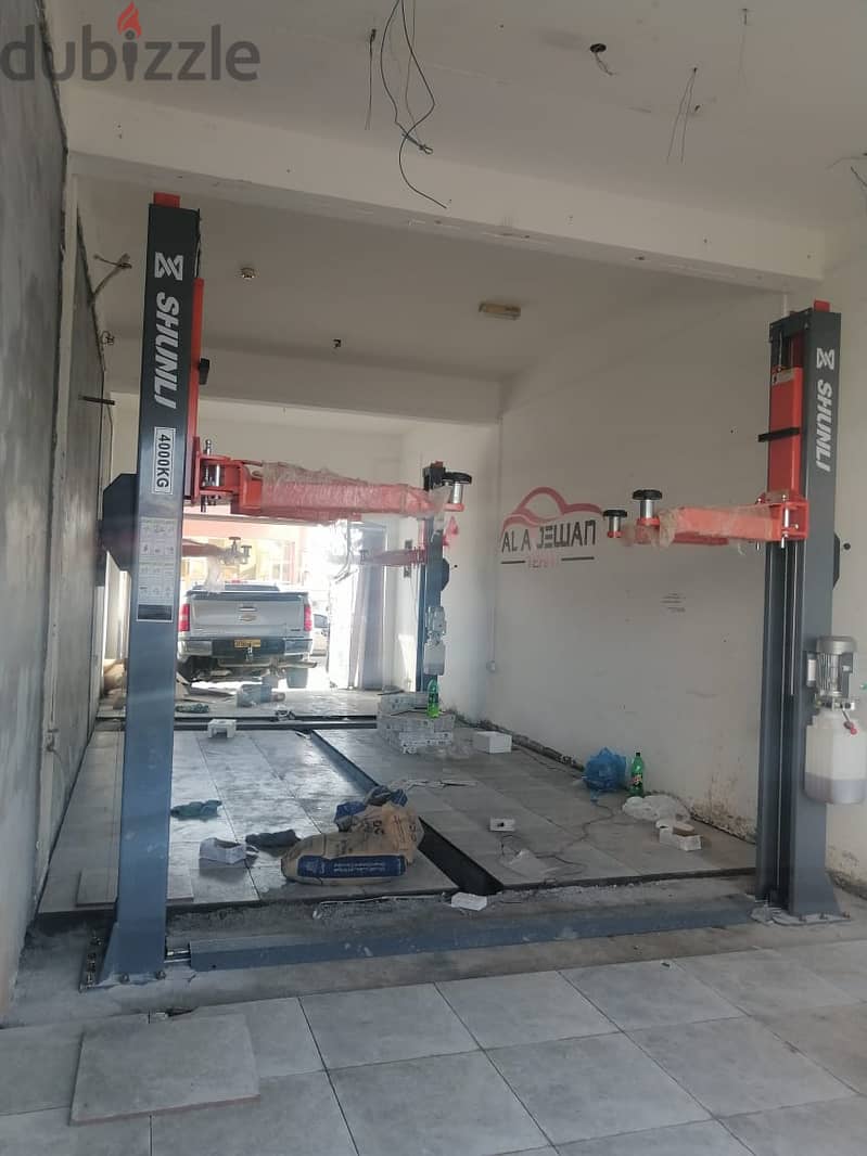 4.5 ton 2 post car lift with OUT Top Sensor (رافعة المركبات ) 1