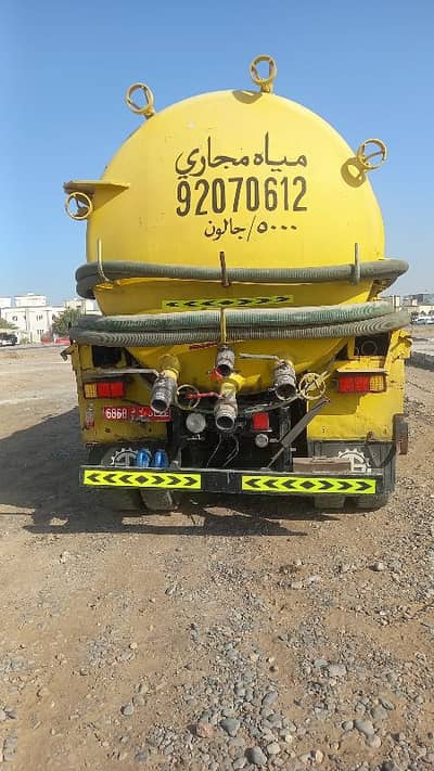 sewerage water tanker