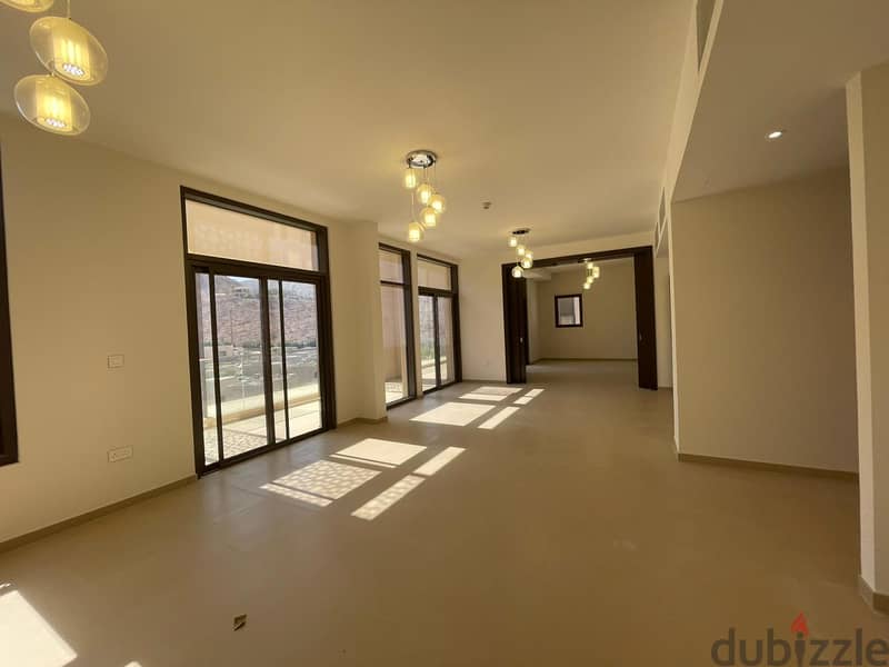 For rent Duplex flat with private swimming pool in Muscat Bay 7