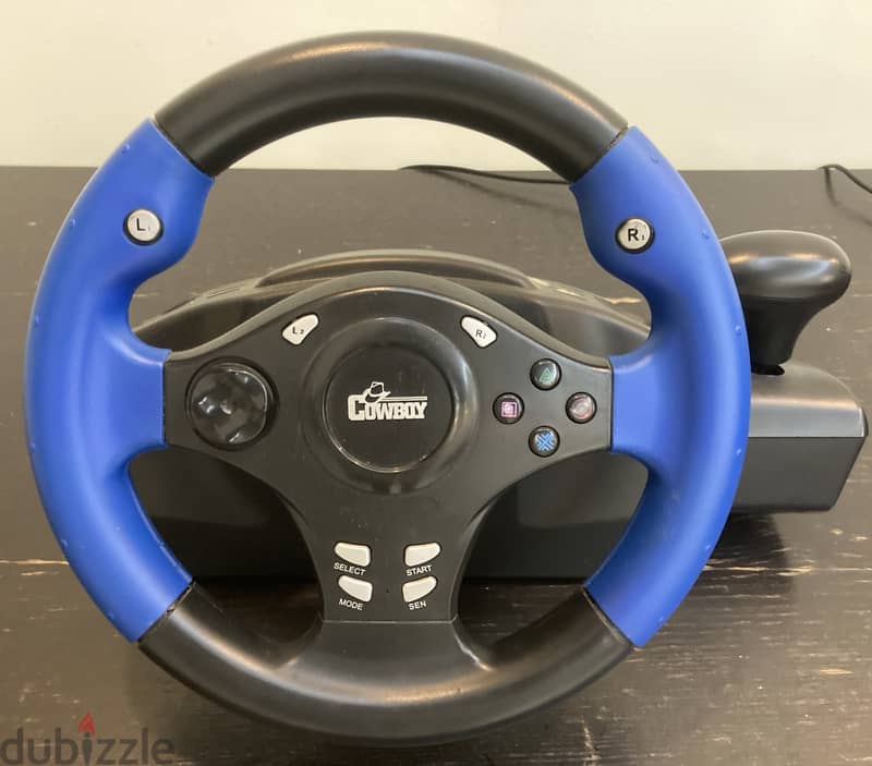 Gaming Racing Wheel for PC and Playstation 1