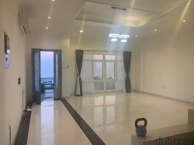 3 BHK+ maidroom amazing villa facing the beach for rent in alhail nort