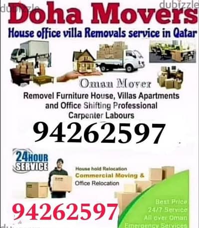 Best Muscat Mover and Packer House shifting office villa stor