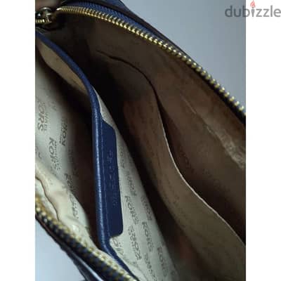 Jet Set Dragonfly & Leaf Blue Leather Crossbody Bag