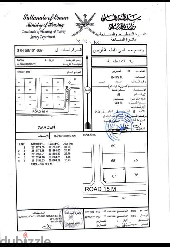 ارض كورنر الصومحان جنوب 0