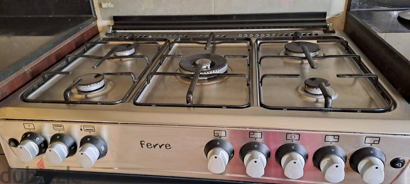 Gas Burner cooker (5 burners & Gas Oven) 3