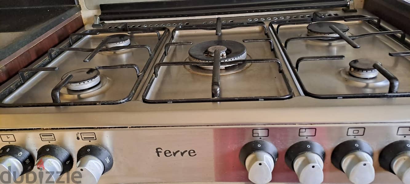 Gas Burner cooker (5 burners & Gas Oven) 1