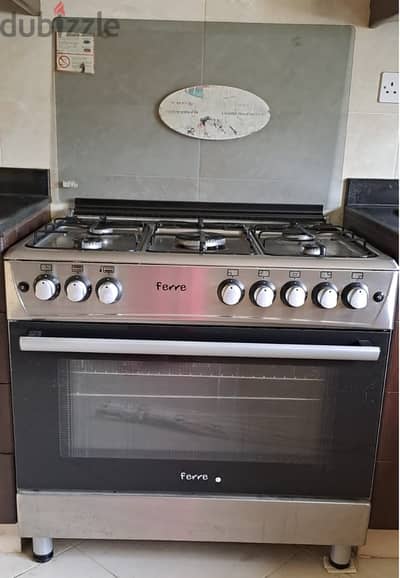 Gas Burner cooker (5 burners & Gas Oven)