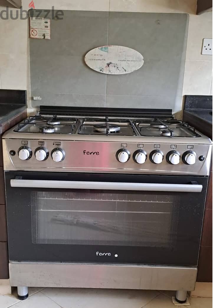 Gas Burner cooker (5 burners & Gas Oven) 0