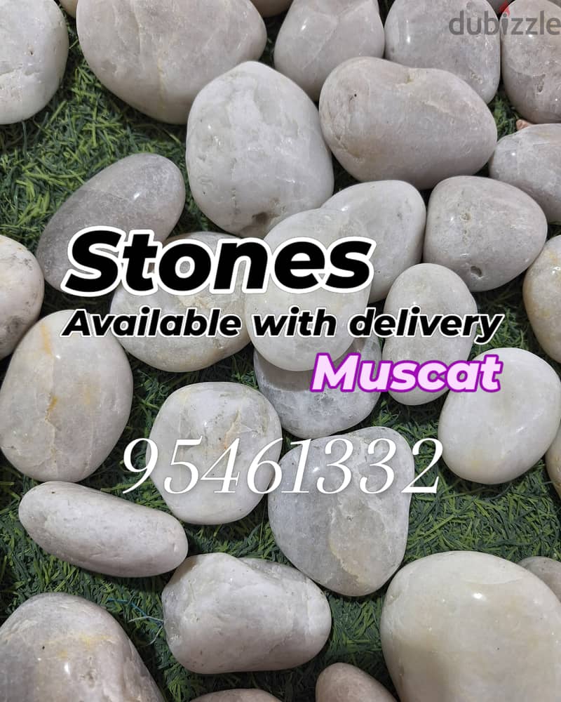 WE supply Pebles Stones White-brown-black 0