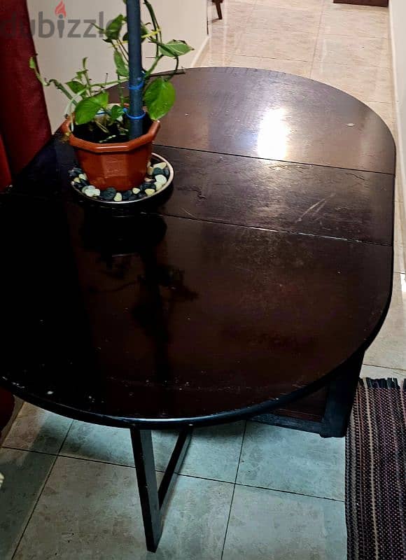 Dining table foldable 1