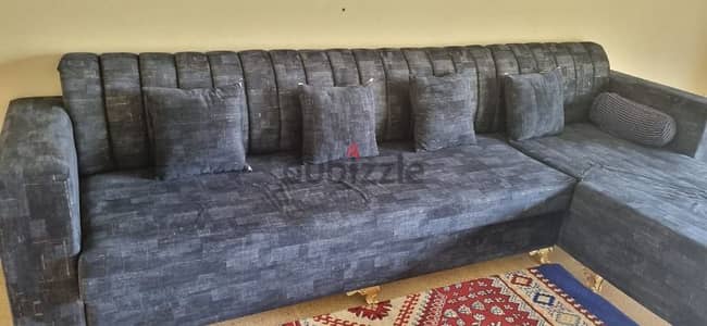 L shape sofa set