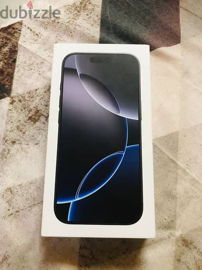 iPhone 16 pro black titanium 256 gb