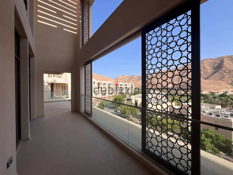 3 + 1 BR Duplex Apartment with Garden Space and Balcony in Muscat Bay 7