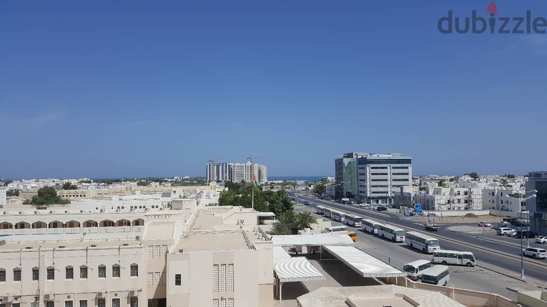 1BHK For rent in Al-Ghubrah area, opposite Al-Safina Mall 1