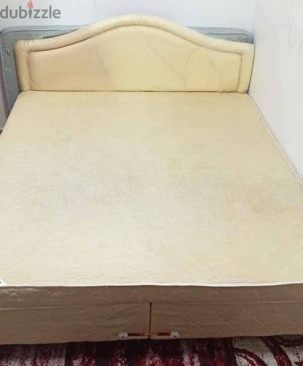 Double bed with mattress 1