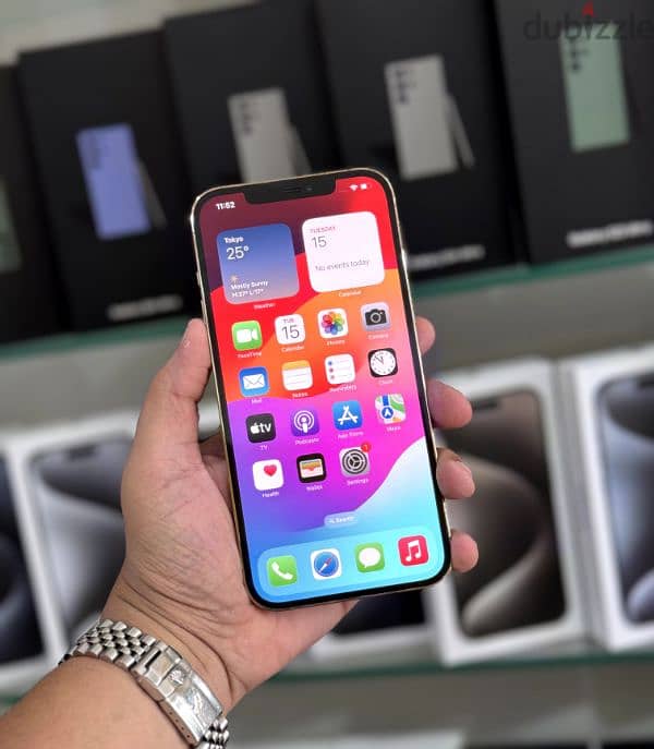 عرض خااص : iPhone 12 pro max 512gb هاتف بحالة الوكالة بدون اي شموخ 2