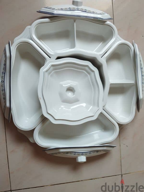 Brand new condition edge revolving melamine part set 4