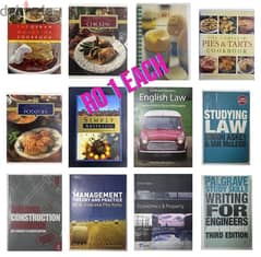 Cookery Books and Construction Books 0