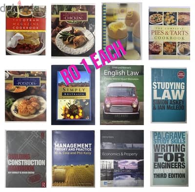 Cookery Books and Construction Books