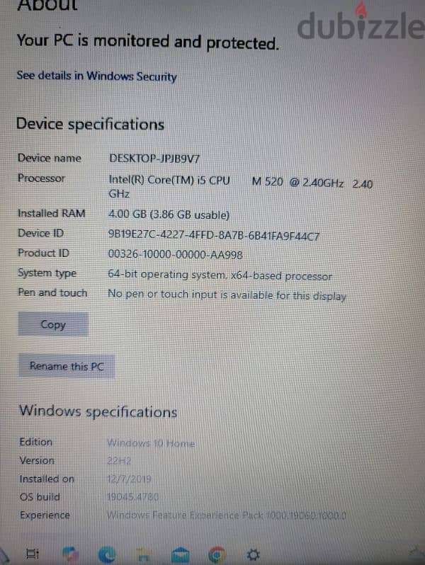 dell latitude E6410. i5. . . 4gb. . . 256 gb ssd 1