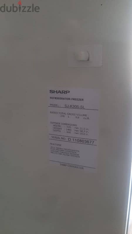 Sharp fridge for sale 5