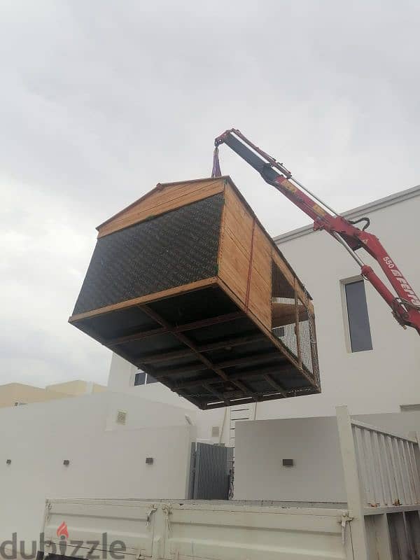 شاحنة داينة ٤ طن ( هايب كرين ونش ) نقل عام HIAB CRANE  FOR RENT DYNA ) 1