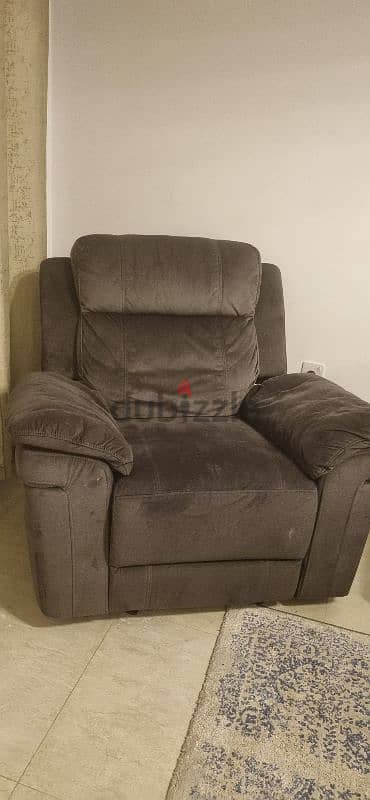 Raklon Single Seater Recliner Sofa 0