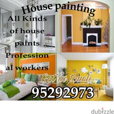 gypsum board Partition And House paint and maintenance work