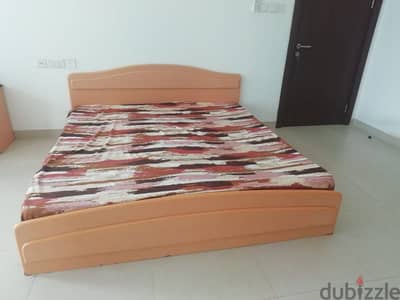 Double Cot Bed with mattress