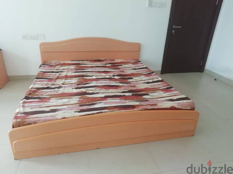 Double Cot Bed with mattress 0