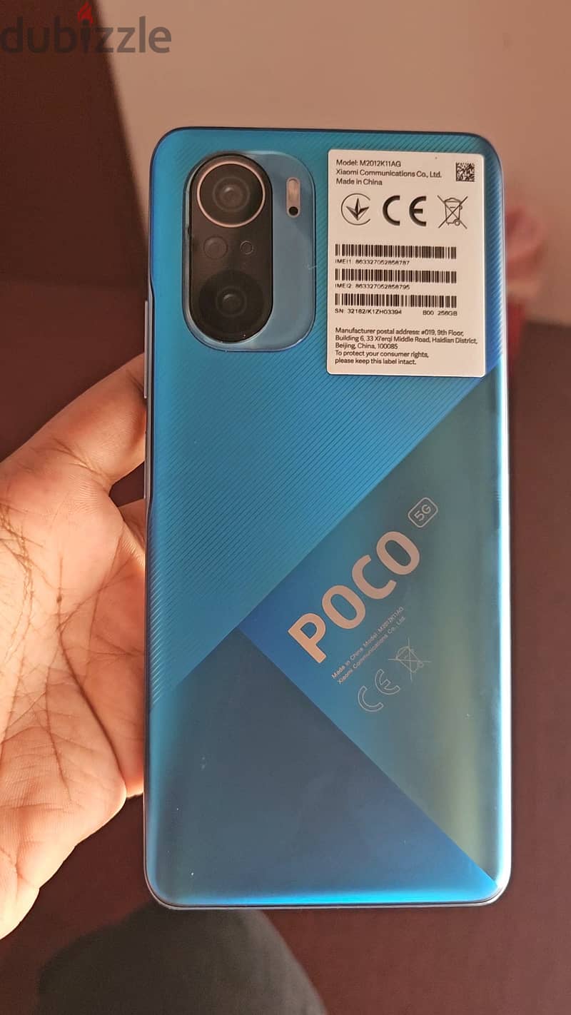 Xiaomi POCO F3 256GB Deep Ocean Blue 5G Dual Sim Smartphone 0