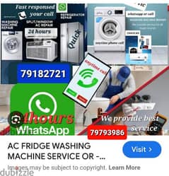 AC WASHING MACHINE REFRIGERATOR REPAIR & SERVICE 0