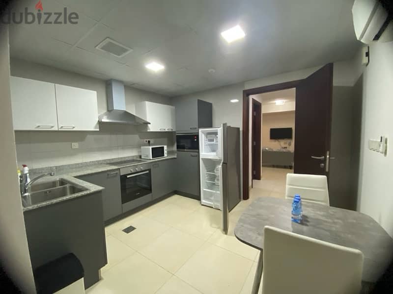 For Rent 1 bedroom flat qurum Ras al Hamra Dahlia building 8